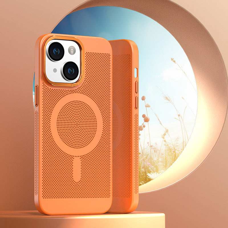 TegaGear™ Breathable and Heat Dissipation Magnetic iPhone Case.