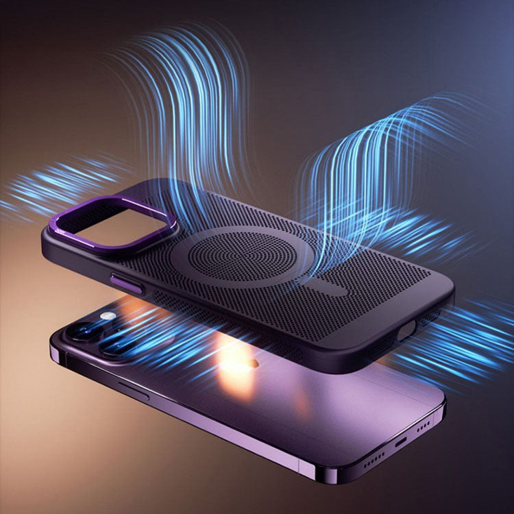 TegaGear™ Breathable and Heat Dissipation Magnetic iPhone Case.