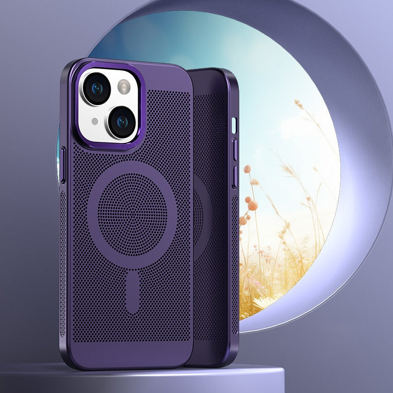 TegaGear™ Breathable and Heat Dissipation Magnetic iPhone Case.