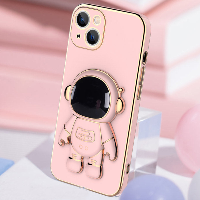 TegaGear™ Phone Case 3D Astronaut Phone Case Anti-Drop Electroplating Bracket.