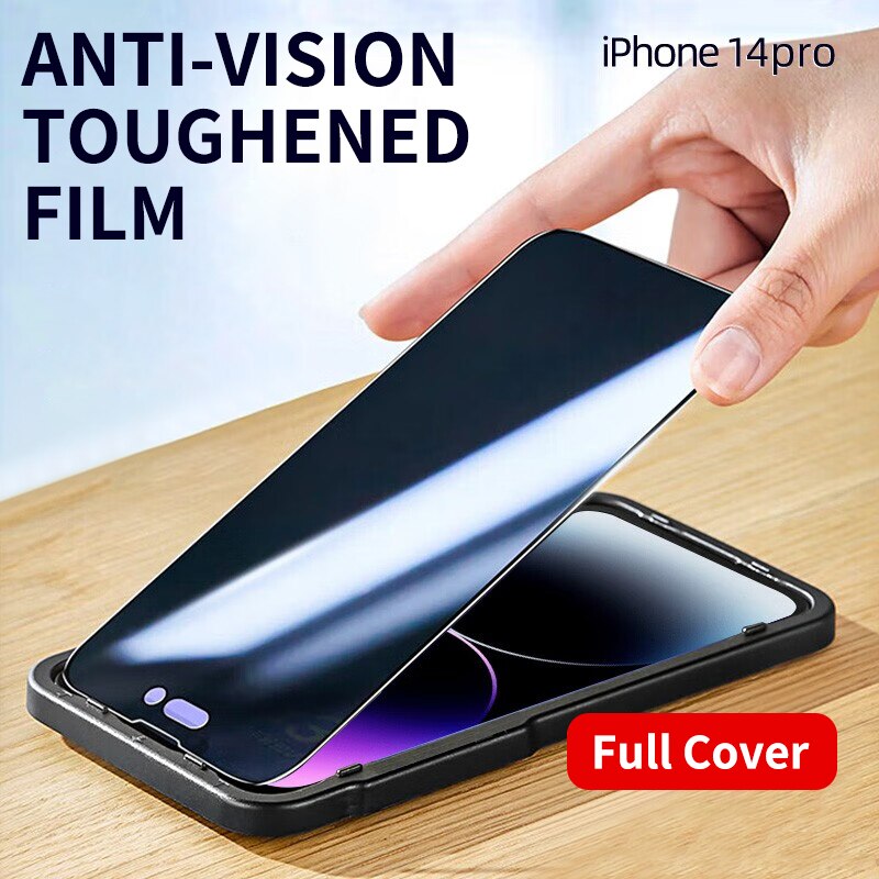 TegaGear™ Anti Peep™ 360° Privacy Screen Protector For Iphone Anti-spy Glass On.