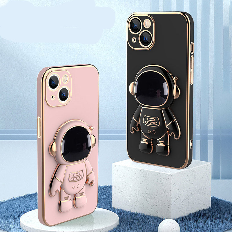 TegaGear™ Phone Case 3D Astronaut Phone Case Anti-Drop Electroplating Bracket.