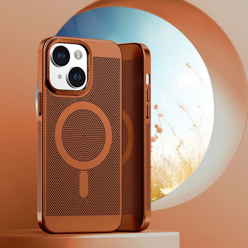 TegaGear™ Breathable and Heat Dissipation Magnetic iPhone Case.