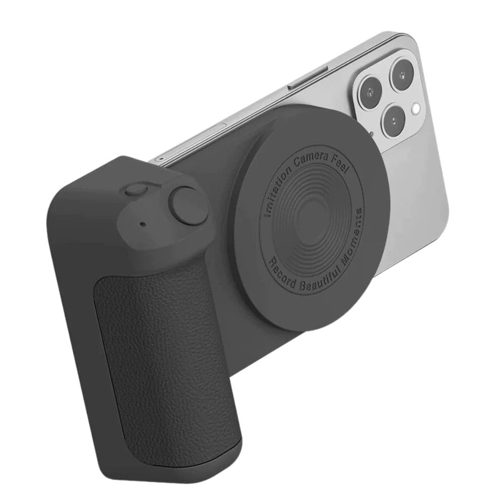 TegaGear™ Snappie™ 3 in 1 Magnetic Camera selfie Phone Holder Grip Device for Android/iOS Magsafe.